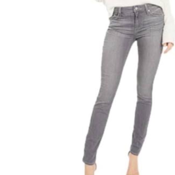 PAIGE Paige Verdugo Ultra Skinny Silvie Grey Jeans Size 29 - Picture 2 of 9